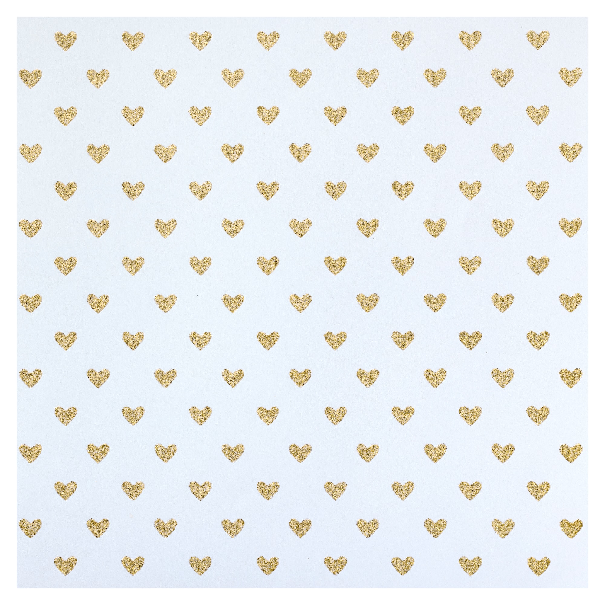 24 Pack: Glitter Heart Cardstock Paper by Recollections